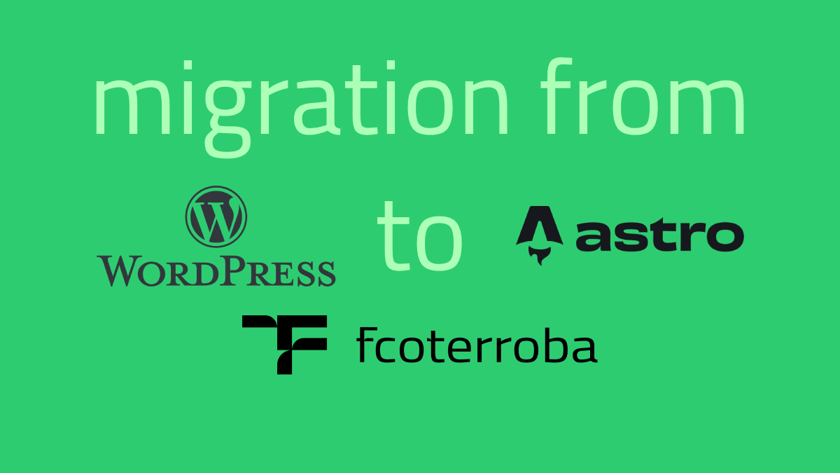 how i migrated from wordpress to astro